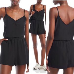 Sweaty Betty Explorer Stretch Ultra-Lightweight Explorer Romper In Black 10 / L